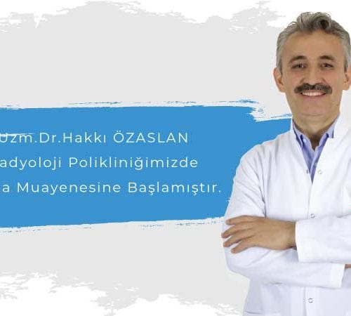 Uzm. Dr. Hakkı Özaslan, Avicenna Ataşehir Hastanesi Kadrosunda