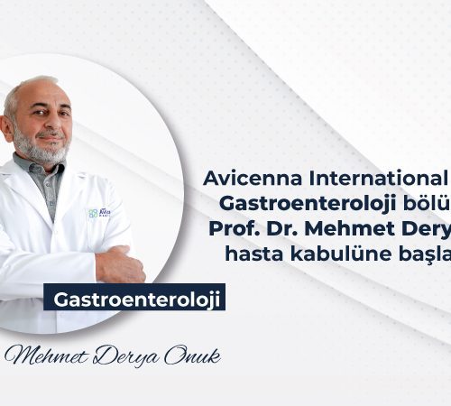 Prof. Dr. Mehmet Derya Onuk Avicenna Hastanesi Aylesinde